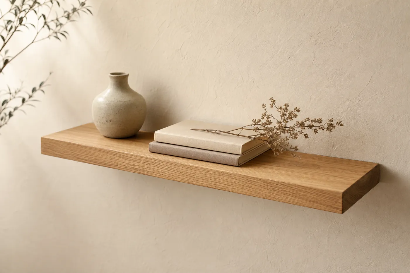 Étagère Murale Flottante Chêne 60 cm