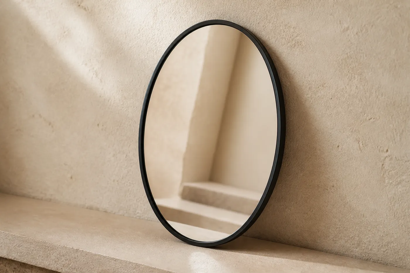 Miroir Mural Ovale Petit Format — Série 20