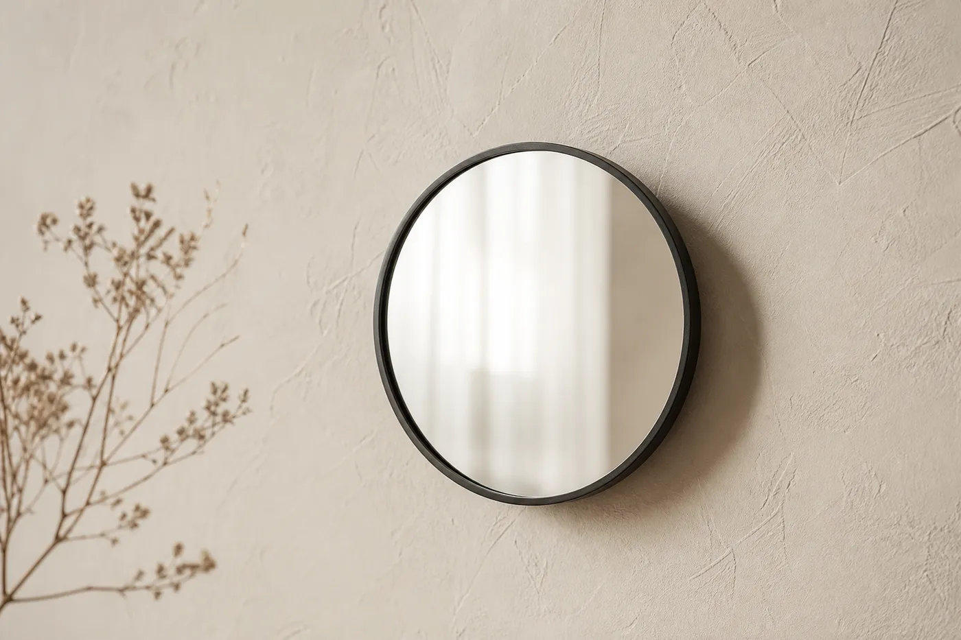 Édition Petit Miroir Rond Mural Ø 25 cm — Série 04