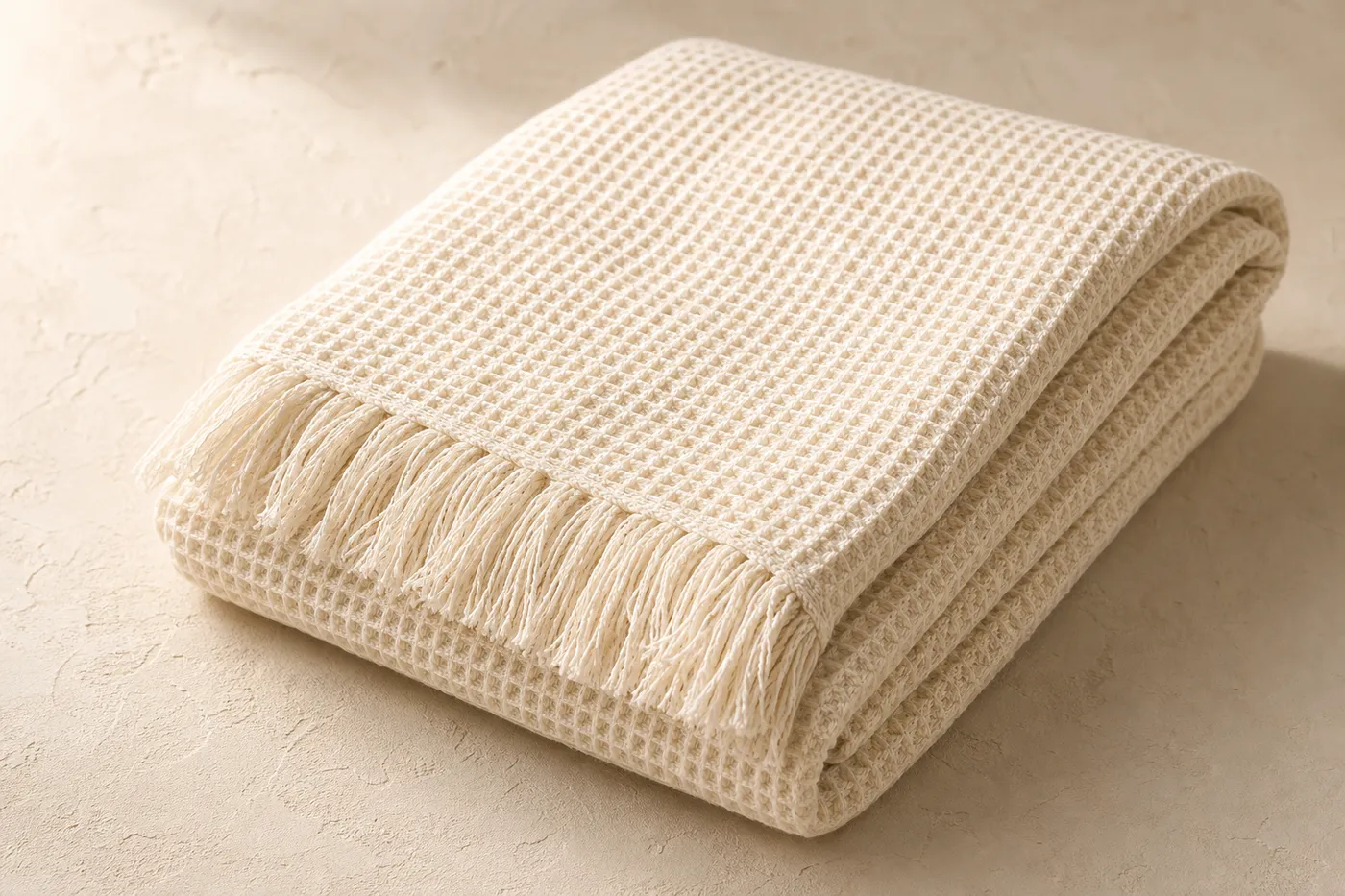 Édition Plaid Coton Gaufré Compact Studio