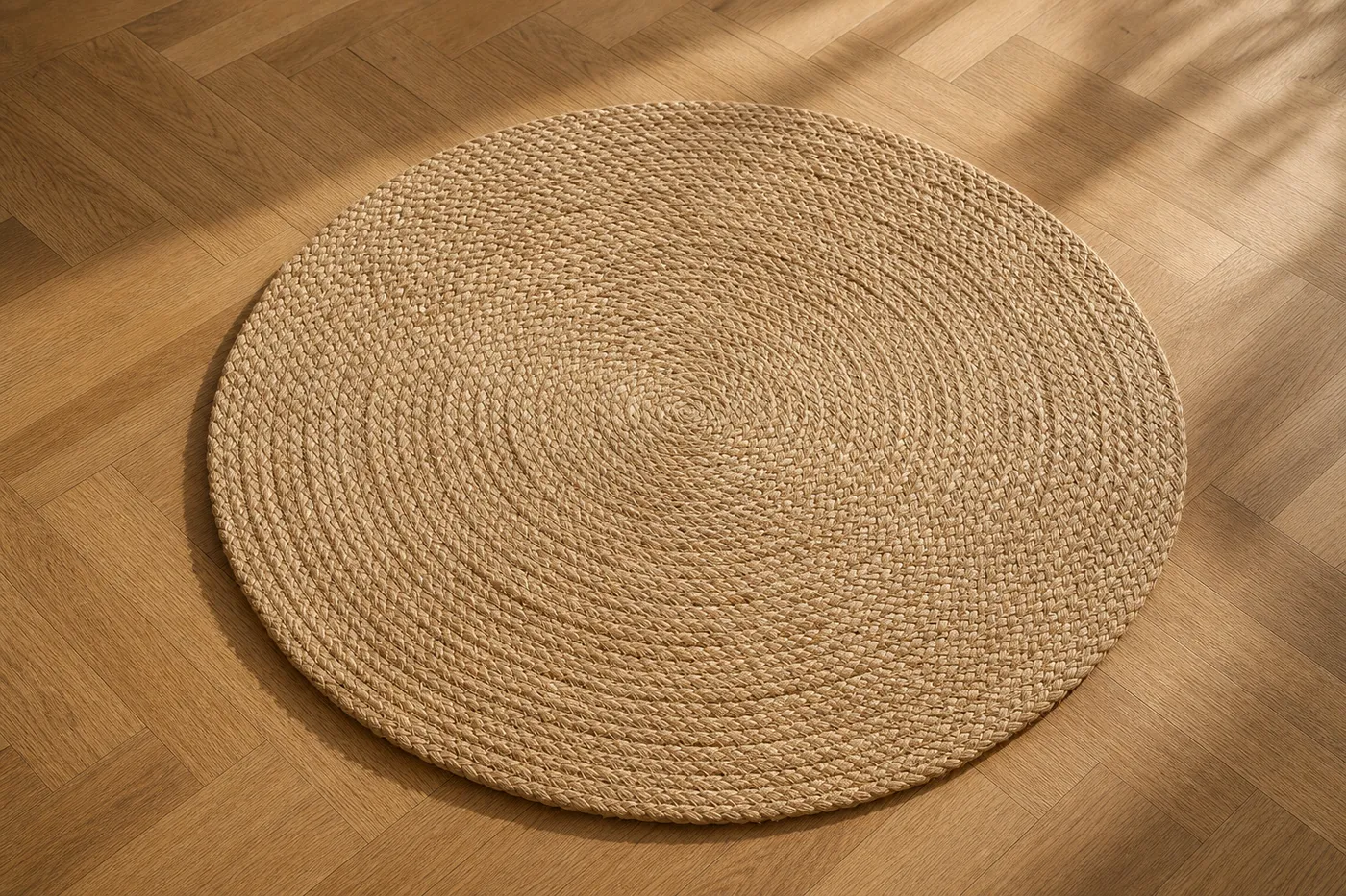 Tapis Jute Tressée Ronde