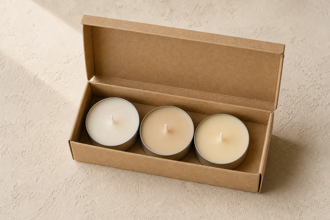 Trio de Mini Bougies Chauffe-Plat Parfumées — N°06